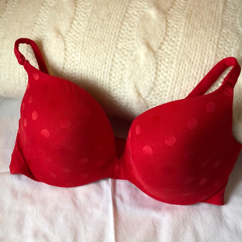 Cacique push up sexy red bra